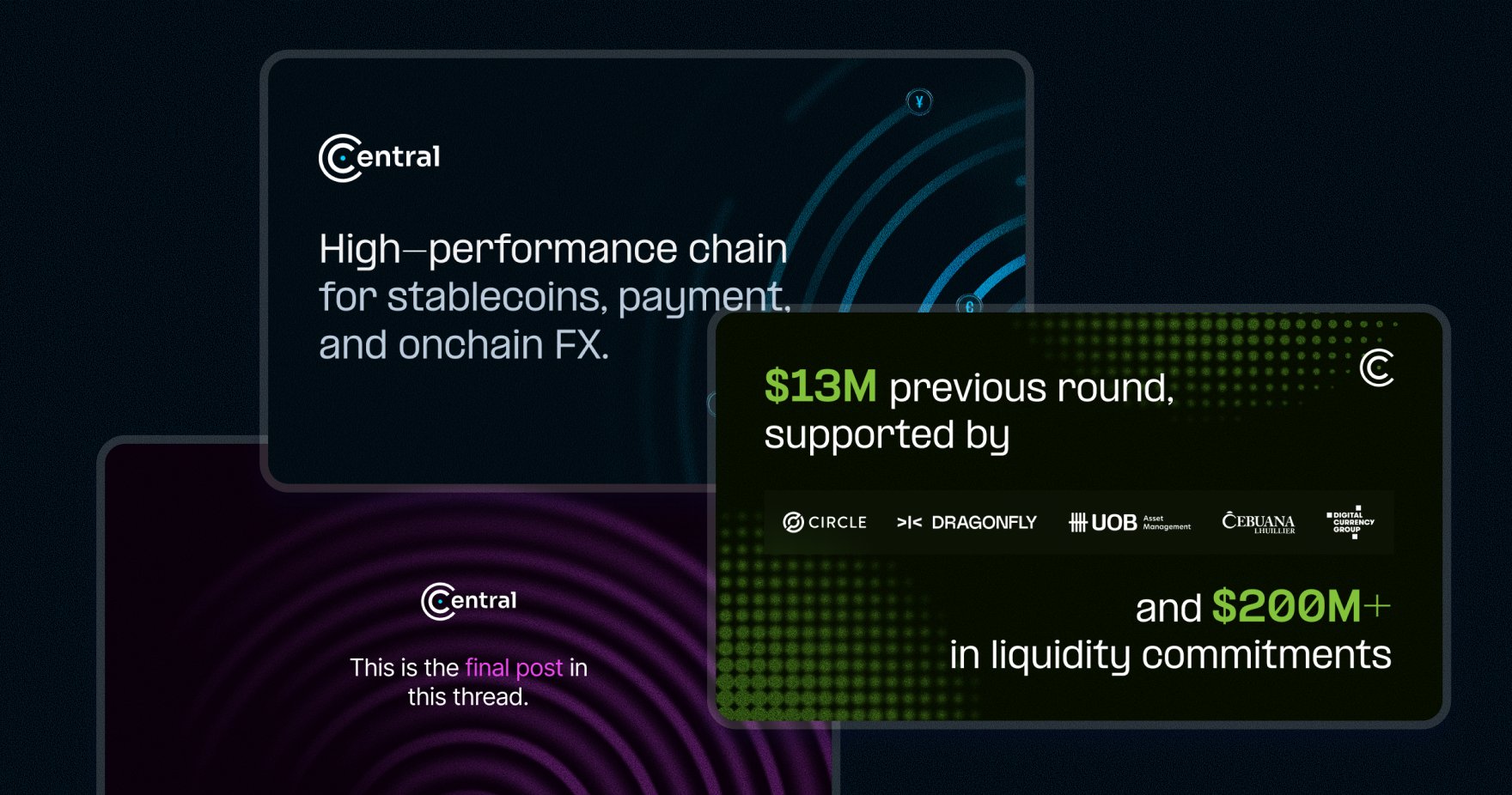 Central marketing materials — social cards