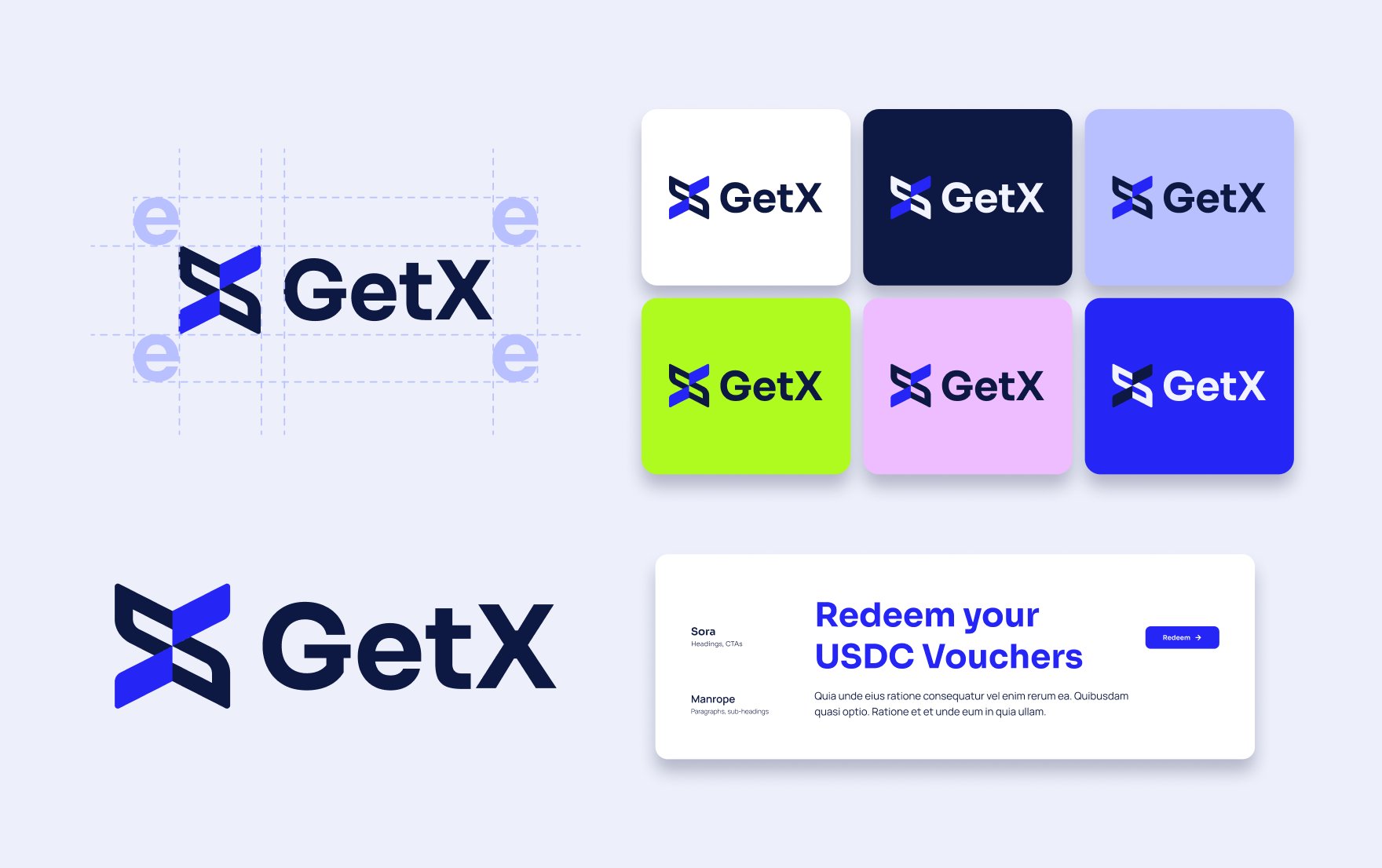 GetX visual identity and brand guidelines