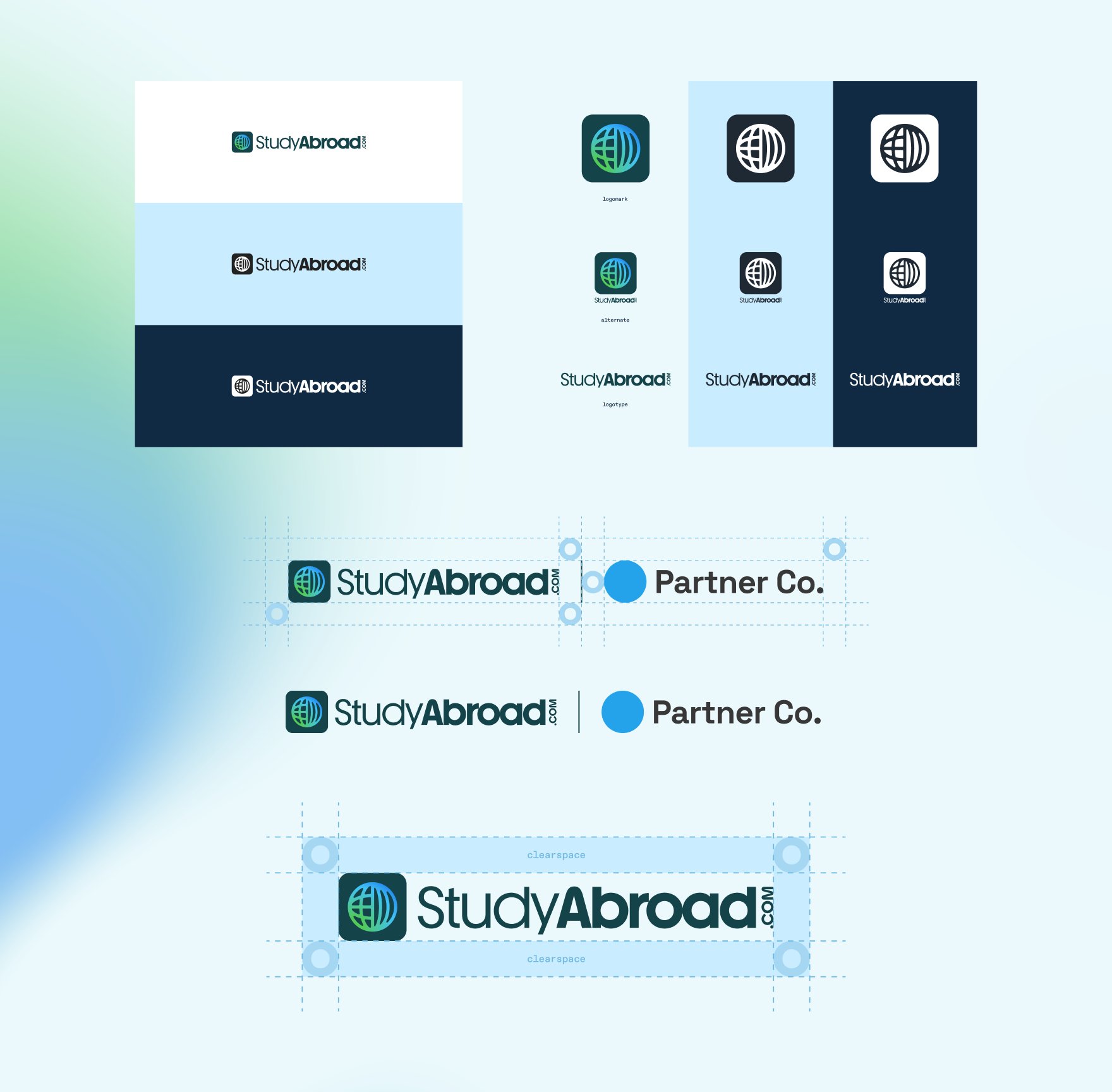 Studyabroad.com visual identity and logo usage